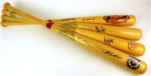 Baseball Hall of Famer Signed Cooperstown Bat Company Bats (Four Different)